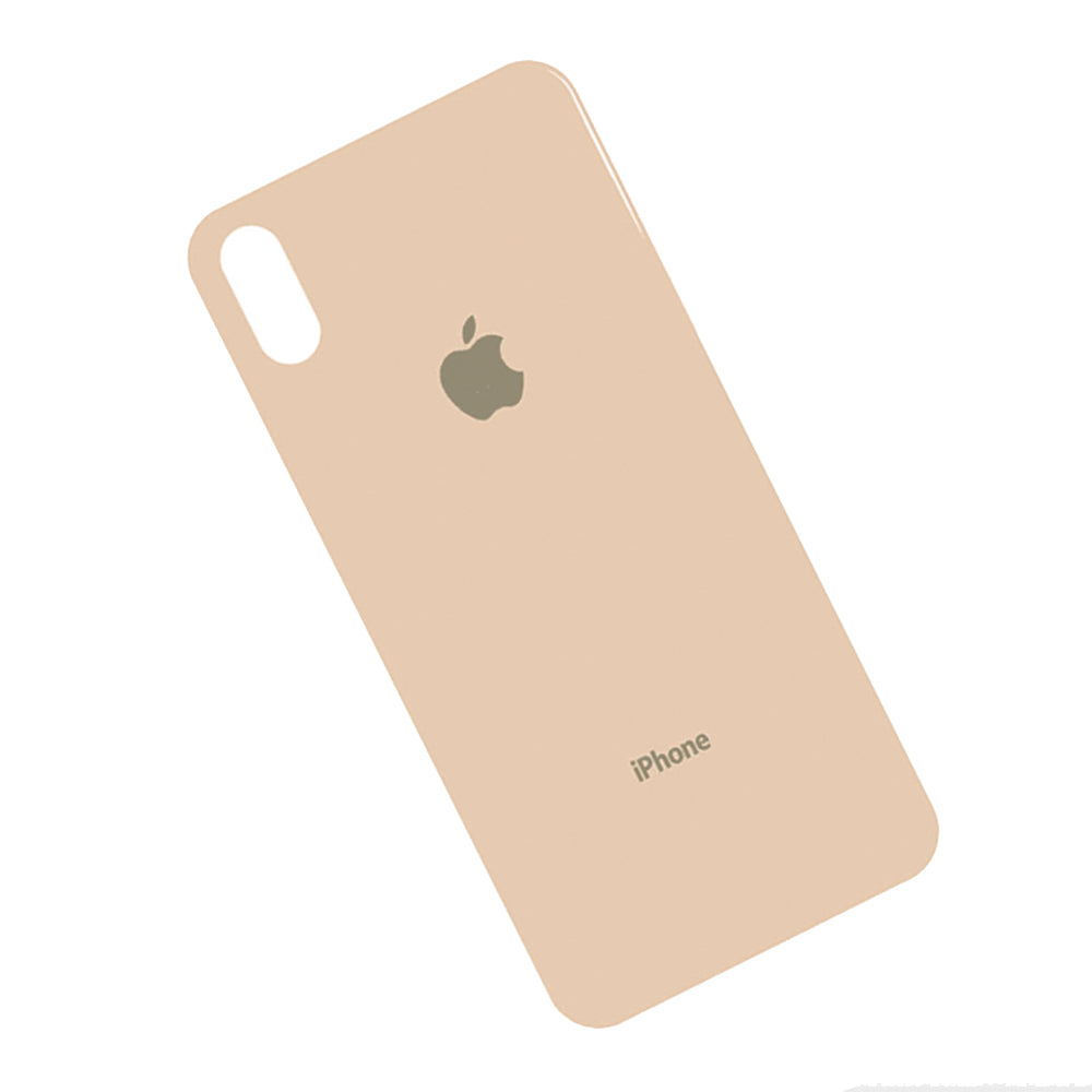 Vidrio Trasero iPhone XS Gold